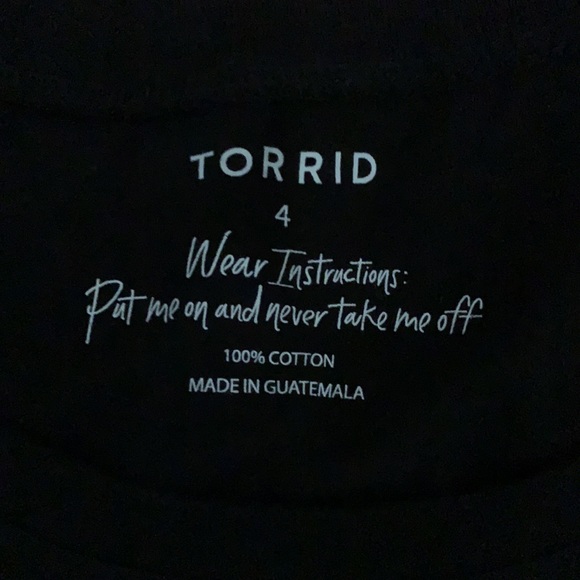 Torrid Shine Bright Menorah Hanukkah Graphic Tee 4X - Picture 4 of 5